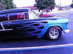 Car show at Mason A&W restaurant