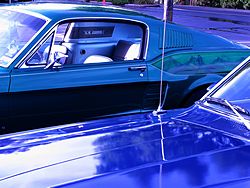 Car show at Mason A&W restaurant