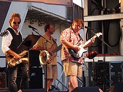 Backwoods Band, 2012 Mason Sun Dried Music Fest, Mason, Michigan, 25 August 2012