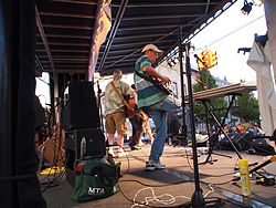 Backwoods Band, 2012 Mason Sun Dried Music Fest, Mason, Michigan, 25 August 2012