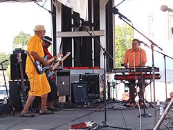 Freddy Cunningham & The Root Doctor, 2012 Mason Sun Dried Music Fest, Mason, Michigan, 25 August 2012