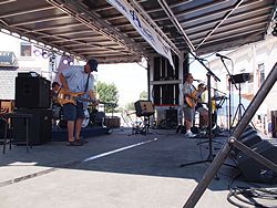 Squid Band, 2012 Mason Sun Dried Music Fest, Mason, Michigan, 25 August 2012