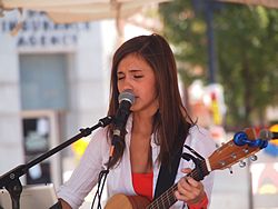 Taylor Fernandez, 2012 Mason Sun Dried Music Fest, Mason, Michigan, 25 August 2012