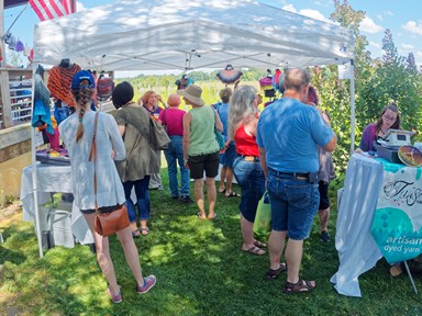 Summer Wine & Wool Festival, Sandhill Crane Vineyards, Leoni, Michigan, 29 July 2017, Olympus OM-D E-M1 with Olympus 12-40/2.8 lens